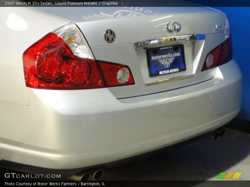 Liquid Platinum Metallic / Graphite 2007 Infiniti M 35x Sedan