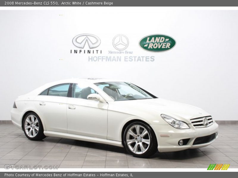 Arctic White / Cashmere Beige 2008 Mercedes-Benz CLS 550