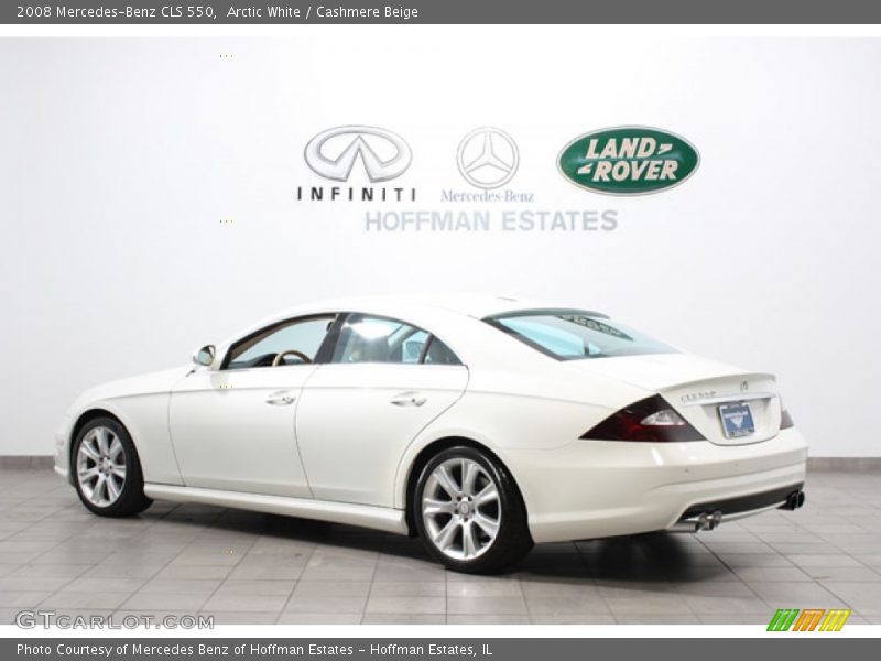 Arctic White / Cashmere Beige 2008 Mercedes-Benz CLS 550