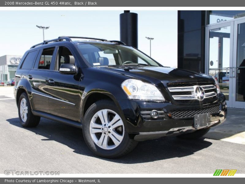 Black / Black 2008 Mercedes-Benz GL 450 4Matic