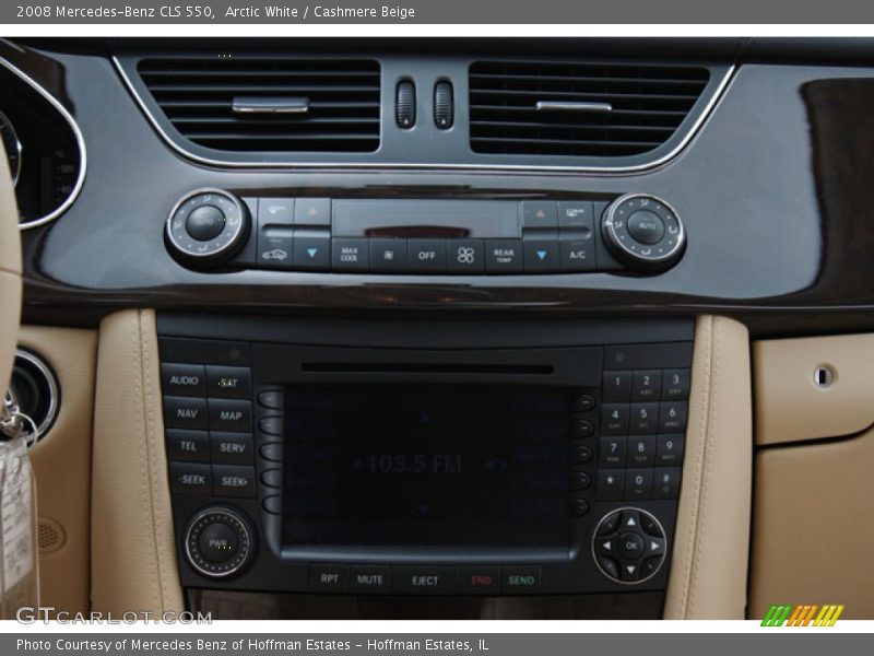 Arctic White / Cashmere Beige 2008 Mercedes-Benz CLS 550