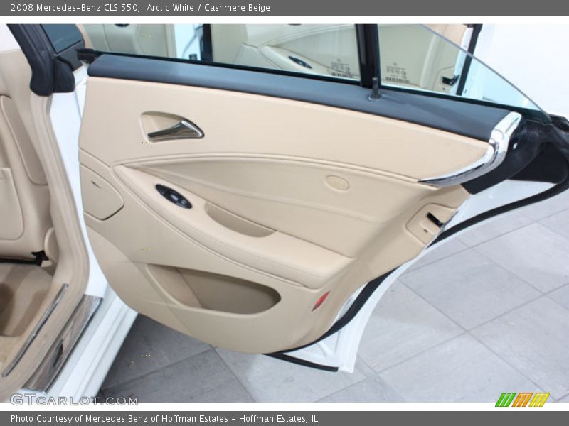 Arctic White / Cashmere Beige 2008 Mercedes-Benz CLS 550