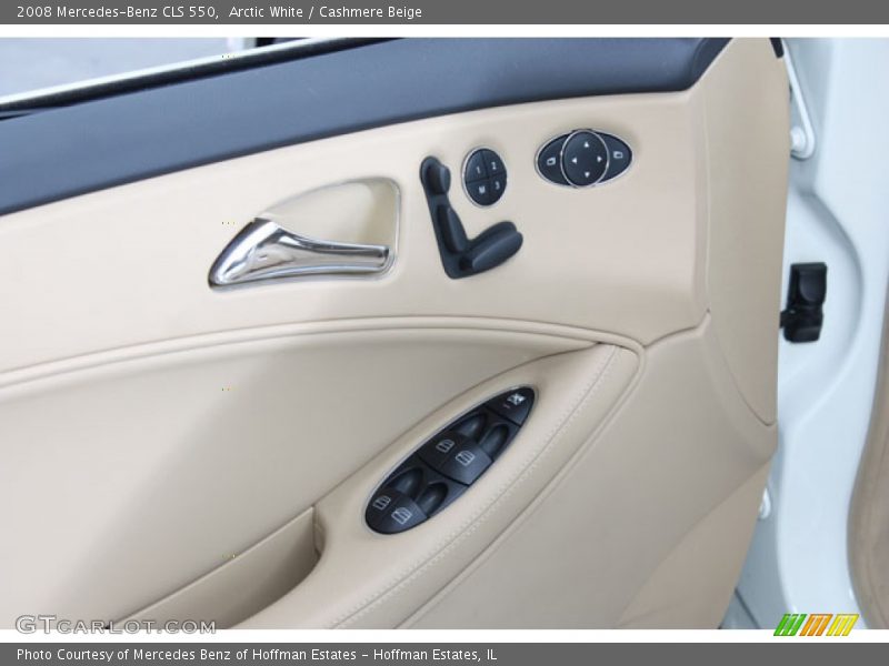 Arctic White / Cashmere Beige 2008 Mercedes-Benz CLS 550