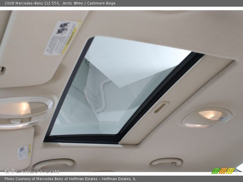 Arctic White / Cashmere Beige 2008 Mercedes-Benz CLS 550