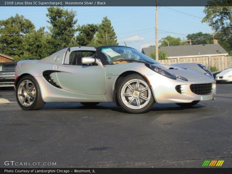 Moonstone Silver / Black 2008 Lotus Elise SC Supercharged
