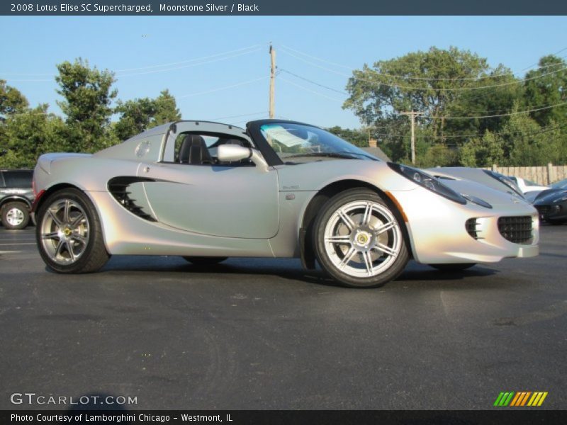 Moonstone Silver / Black 2008 Lotus Elise SC Supercharged