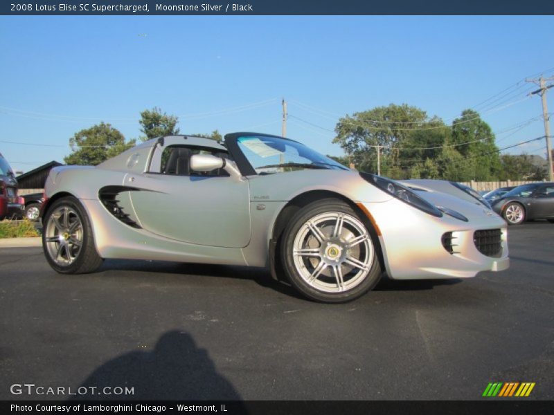 Moonstone Silver / Black 2008 Lotus Elise SC Supercharged