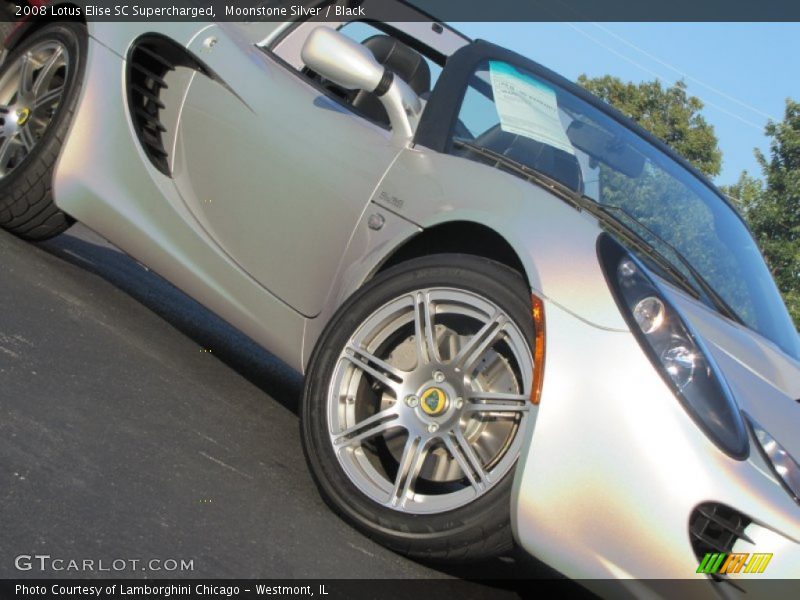 Moonstone Silver / Black 2008 Lotus Elise SC Supercharged