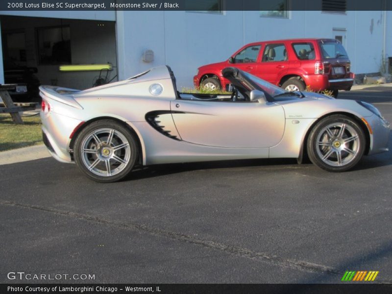 Moonstone Silver / Black 2008 Lotus Elise SC Supercharged