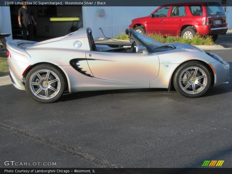 Moonstone Silver / Black 2008 Lotus Elise SC Supercharged