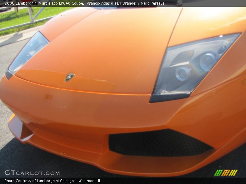 Arancio Atlas (Pearl Orange) / Nero Perseus 2008 Lamborghini Murcielago LP640 Coupe
