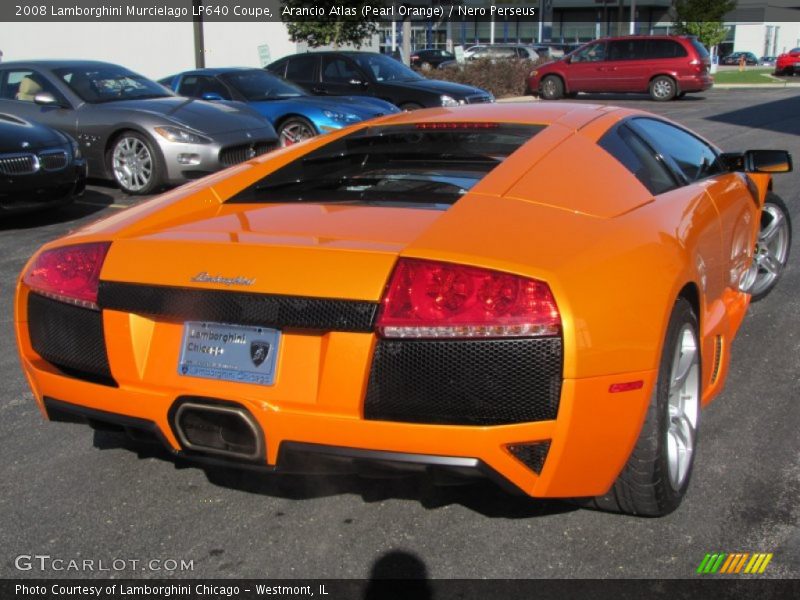 Arancio Atlas (Pearl Orange) / Nero Perseus 2008 Lamborghini Murcielago LP640 Coupe