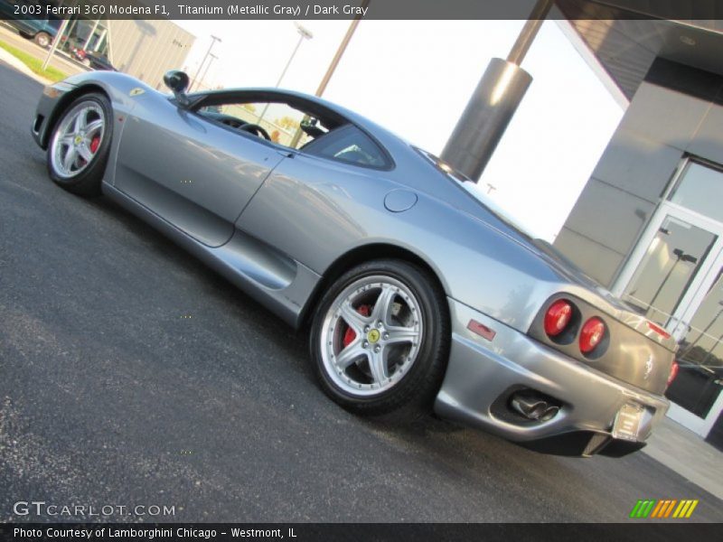 Titanium (Metallic Gray) / Dark Gray 2003 Ferrari 360 Modena F1