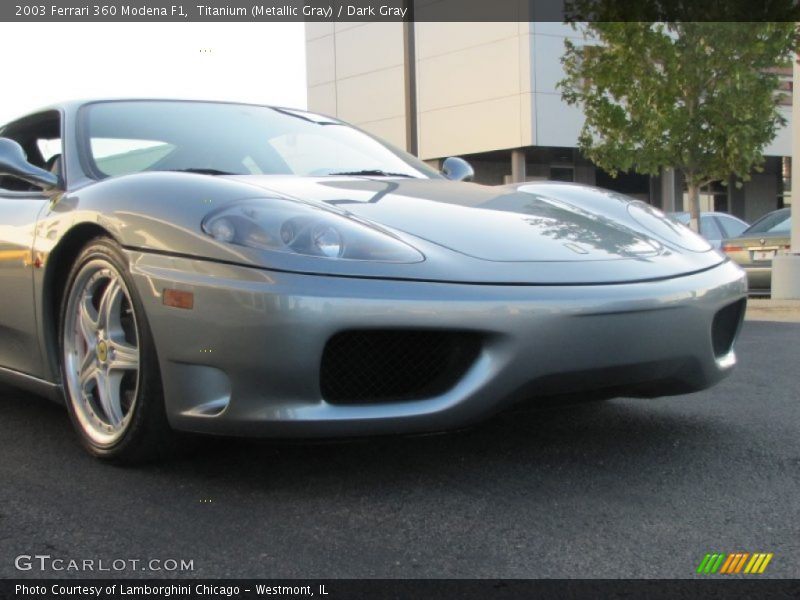 Titanium (Metallic Gray) / Dark Gray 2003 Ferrari 360 Modena F1