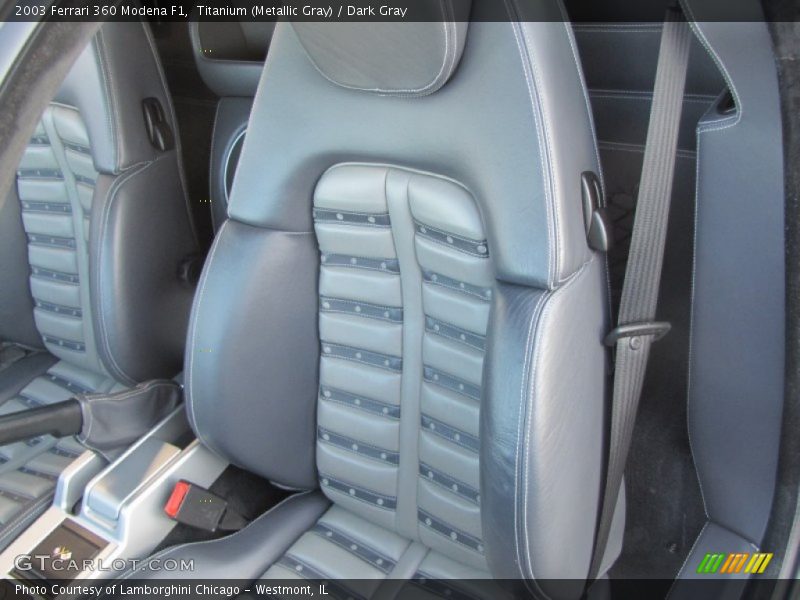  2003 360 Modena F1 Dark Gray Interior