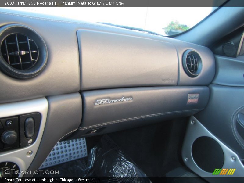 Dashboard of 2003 360 Modena F1