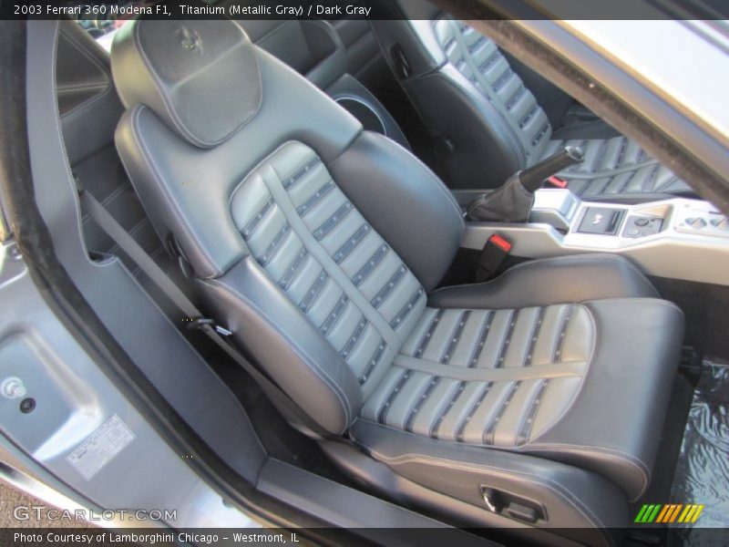  2003 360 Modena F1 Dark Gray Interior