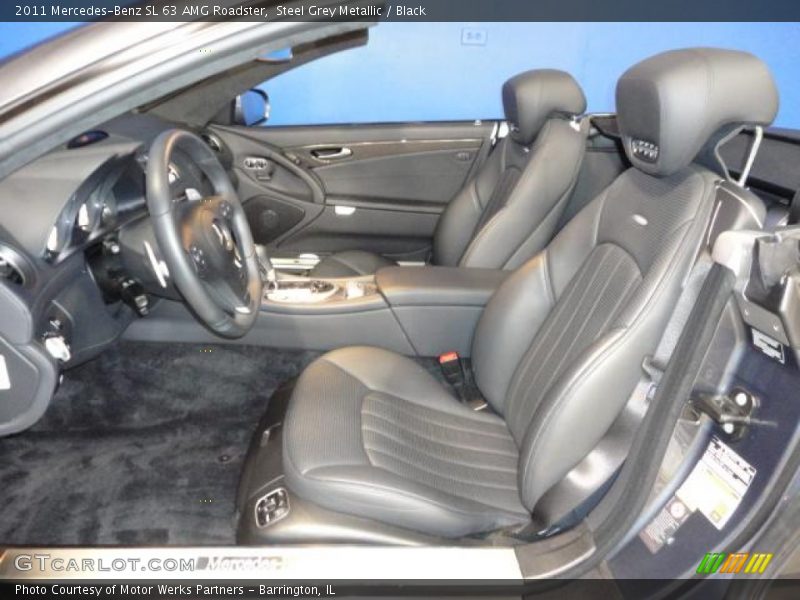 Drivers seat in AMG Black - 2011 Mercedes-Benz SL 63 AMG Roadster
