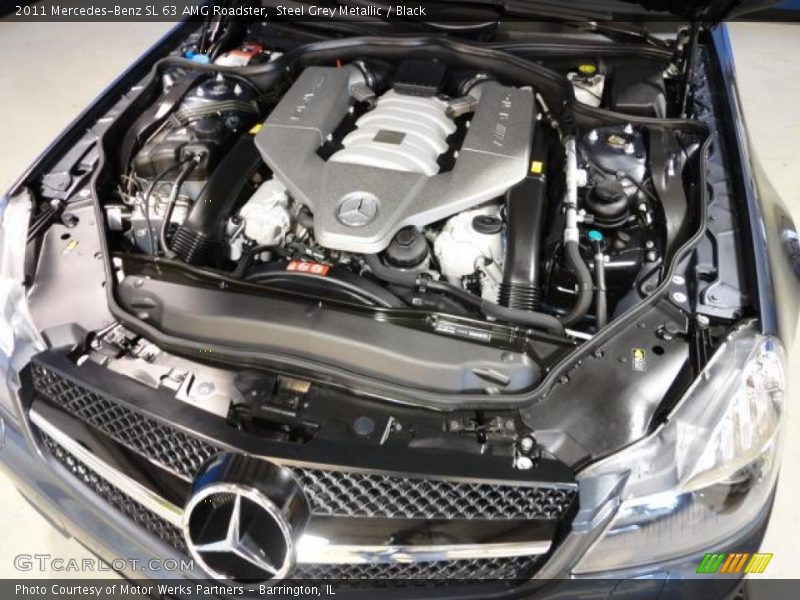  2011 SL 63 AMG Roadster Engine - 6.3 Liter AMG DOHC 32-Valve VVT V8
