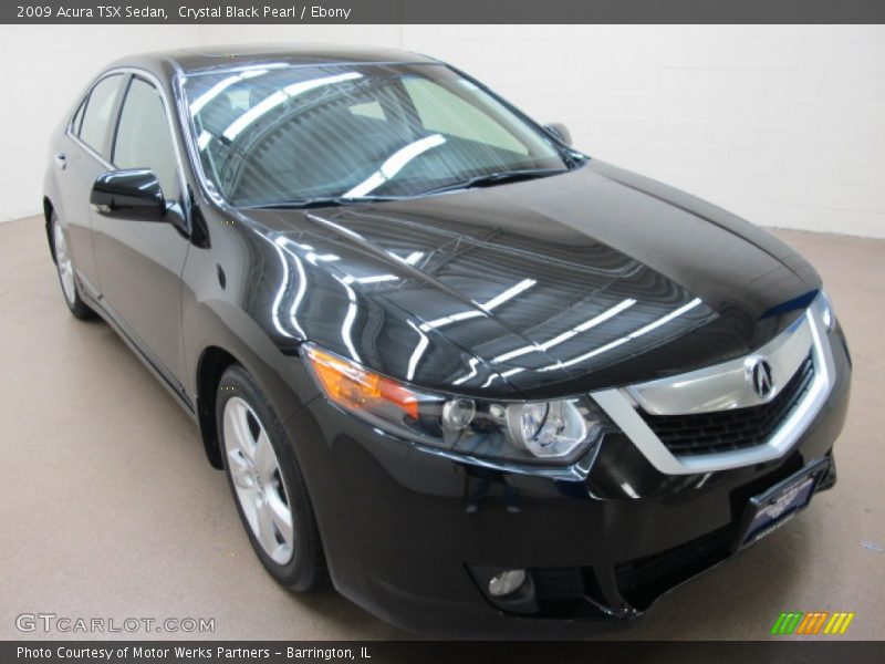 Crystal Black Pearl / Ebony 2009 Acura TSX Sedan