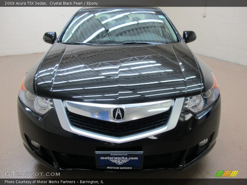 Crystal Black Pearl / Ebony 2009 Acura TSX Sedan