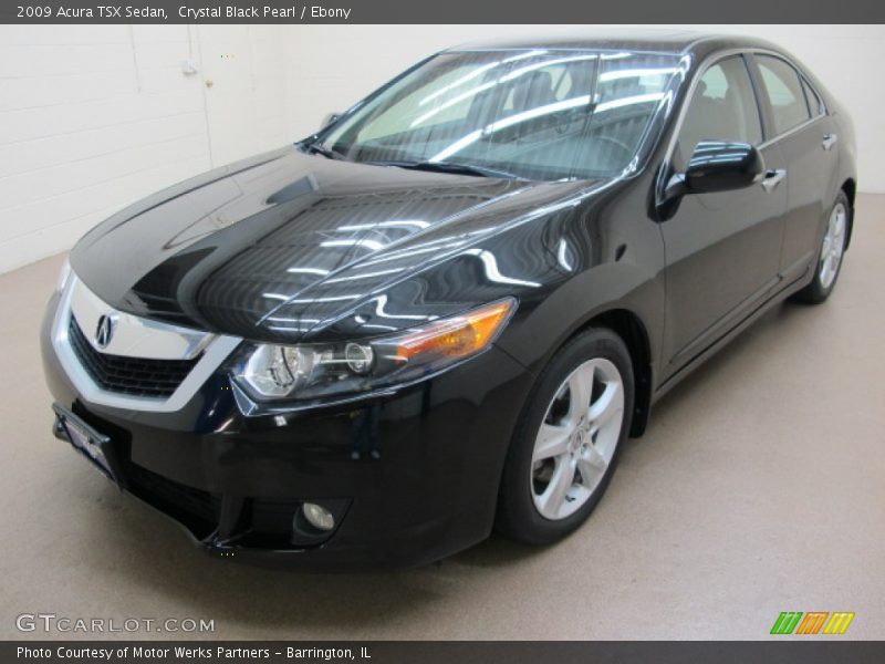 Crystal Black Pearl / Ebony 2009 Acura TSX Sedan