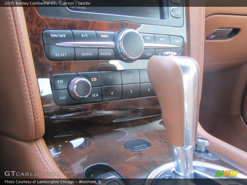 Controls of 2005 Continental GT 