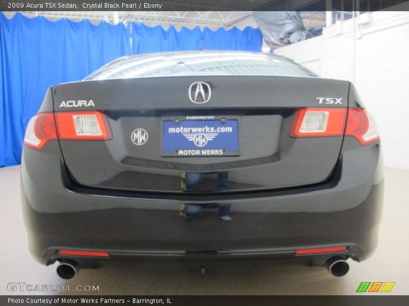 Crystal Black Pearl / Ebony 2009 Acura TSX Sedan