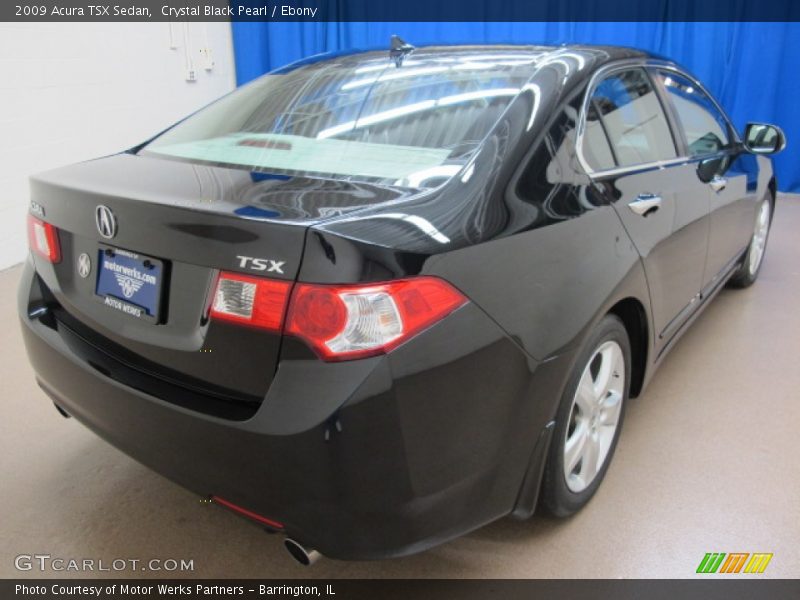 Crystal Black Pearl / Ebony 2009 Acura TSX Sedan
