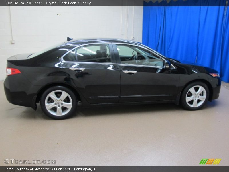 Crystal Black Pearl / Ebony 2009 Acura TSX Sedan