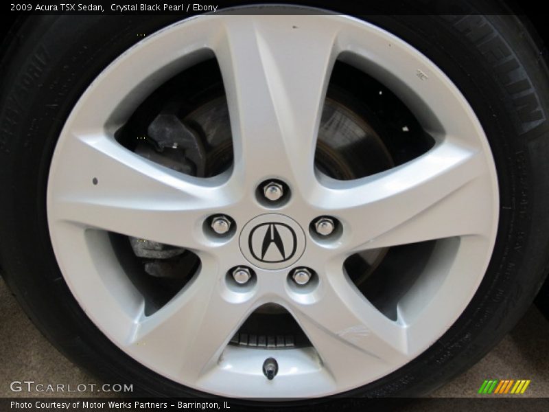 Crystal Black Pearl / Ebony 2009 Acura TSX Sedan