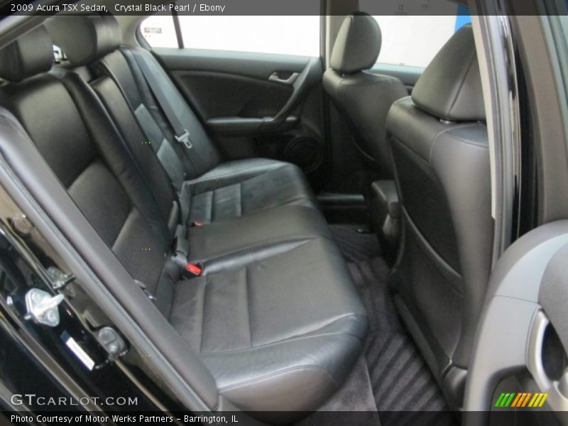 Crystal Black Pearl / Ebony 2009 Acura TSX Sedan