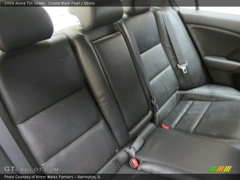 Crystal Black Pearl / Ebony 2009 Acura TSX Sedan