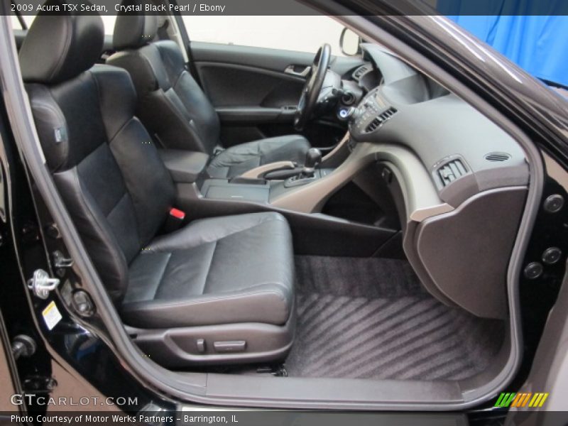 Crystal Black Pearl / Ebony 2009 Acura TSX Sedan