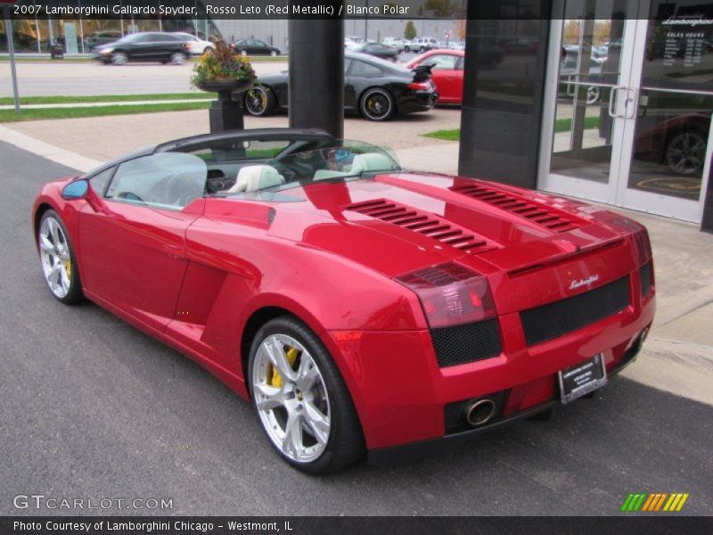 Rear 3/4 View - 2007 Lamborghini Gallardo Spyder