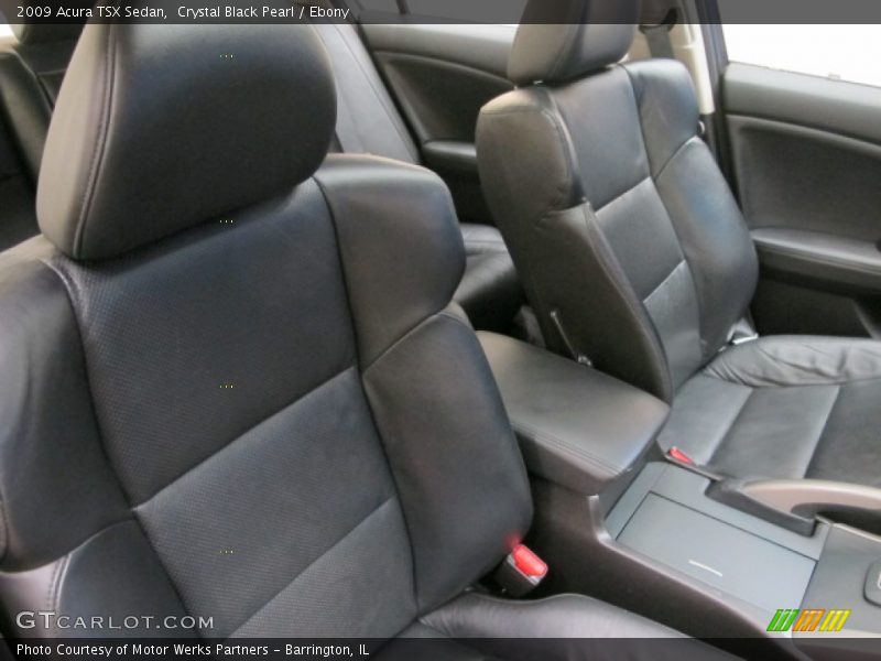 Crystal Black Pearl / Ebony 2009 Acura TSX Sedan