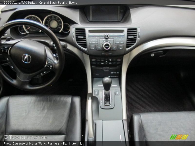 Crystal Black Pearl / Ebony 2009 Acura TSX Sedan