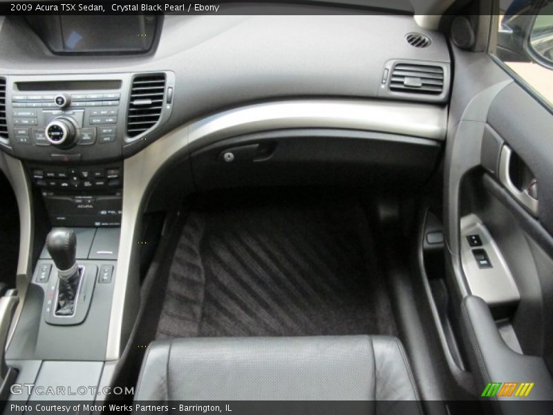 Crystal Black Pearl / Ebony 2009 Acura TSX Sedan