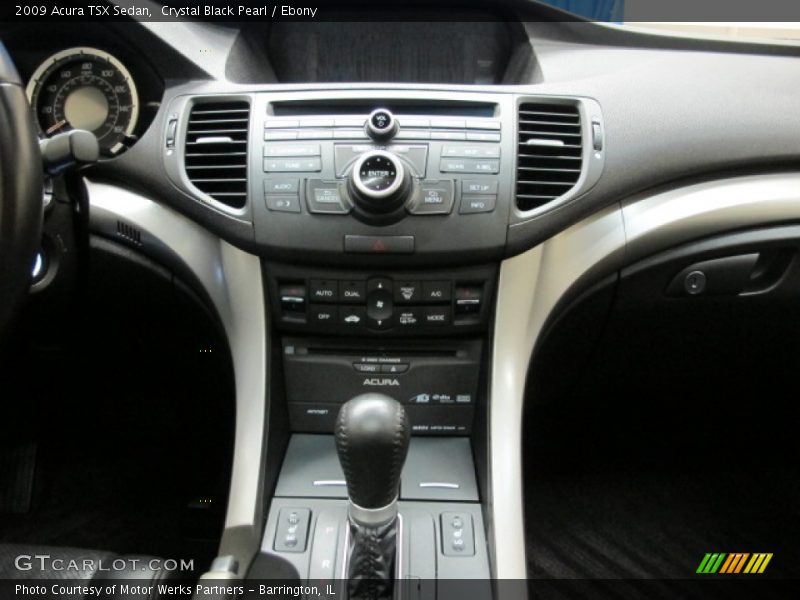 Crystal Black Pearl / Ebony 2009 Acura TSX Sedan