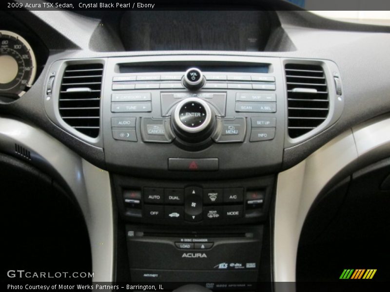 Crystal Black Pearl / Ebony 2009 Acura TSX Sedan