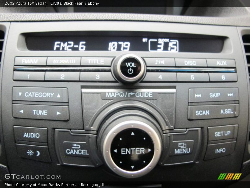 Crystal Black Pearl / Ebony 2009 Acura TSX Sedan