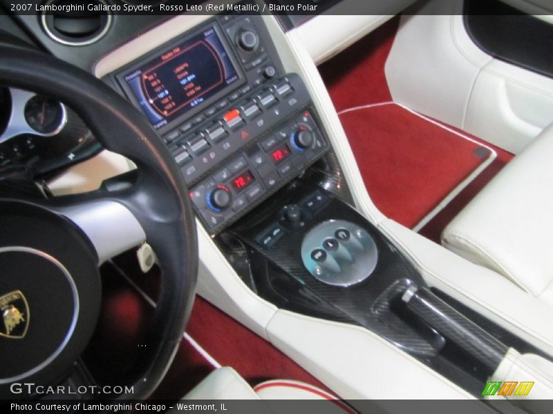 Controls of 2007 Gallardo Spyder