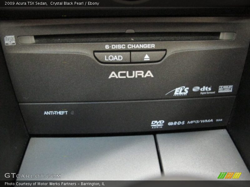 Crystal Black Pearl / Ebony 2009 Acura TSX Sedan
