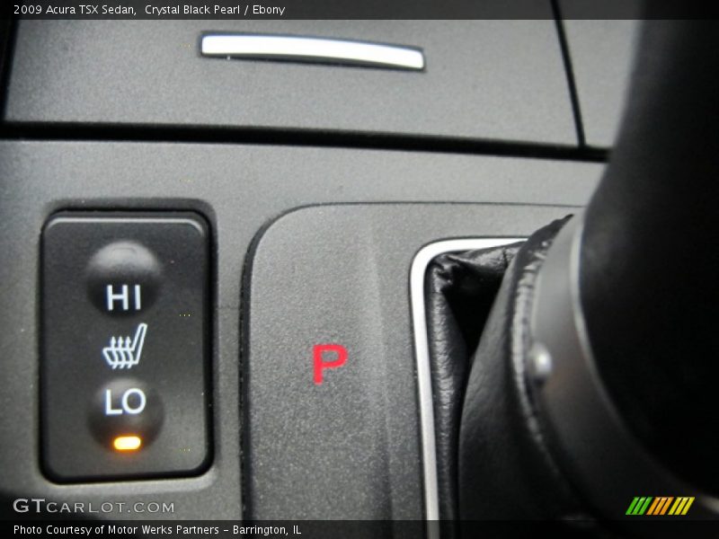 Crystal Black Pearl / Ebony 2009 Acura TSX Sedan