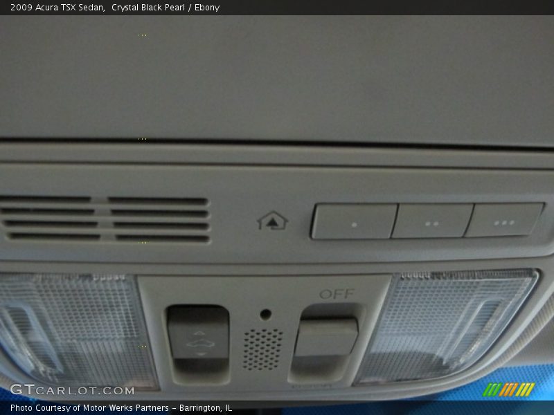 Crystal Black Pearl / Ebony 2009 Acura TSX Sedan