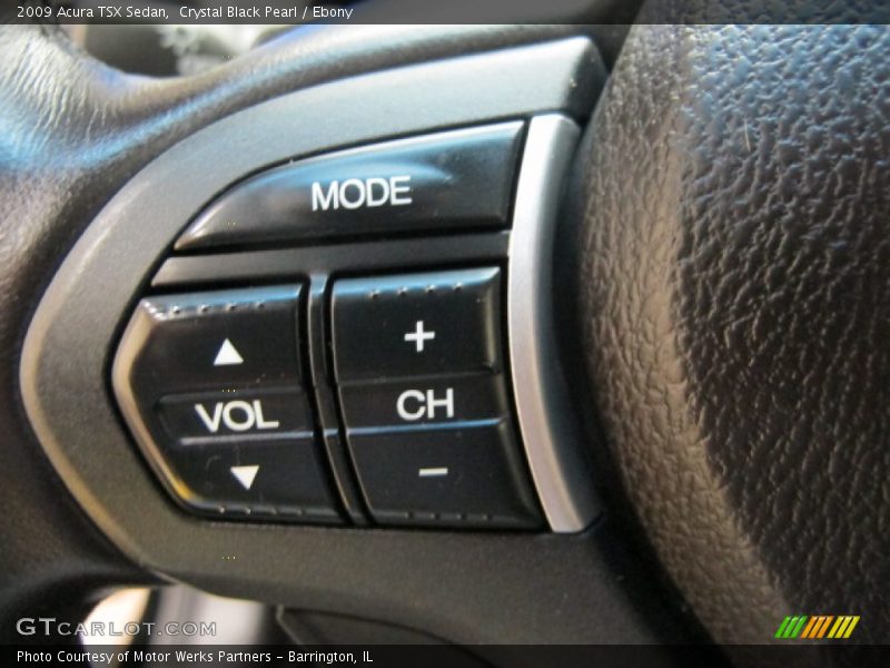 Crystal Black Pearl / Ebony 2009 Acura TSX Sedan