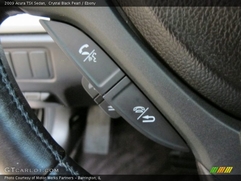 Crystal Black Pearl / Ebony 2009 Acura TSX Sedan