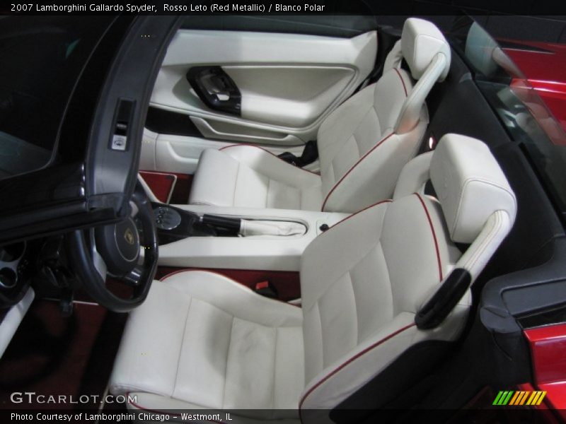  2007 Gallardo Spyder Blanco Polar Interior