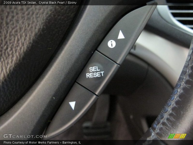 Crystal Black Pearl / Ebony 2009 Acura TSX Sedan