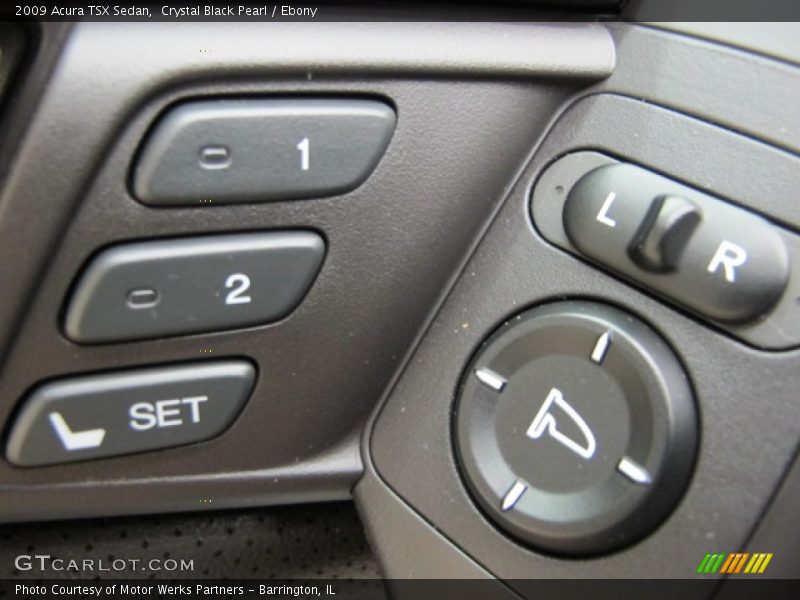 Crystal Black Pearl / Ebony 2009 Acura TSX Sedan